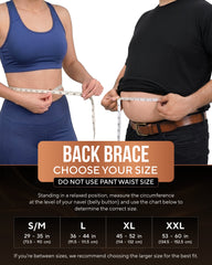 Copper Compression Lower Back Support Brace
