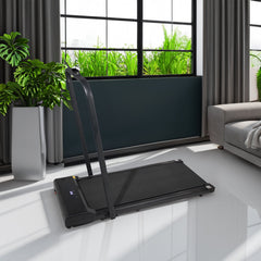 2-in-1 Folding Walking Pad Treadmill for Home