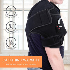 Gel Ice Shoulder Brace With Hot Cold Compression