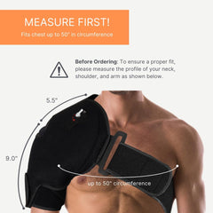 Gel Ice Shoulder Brace With Hot Cold Compression