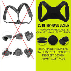 Adjustable Back and Shoulder Posture Corrector Brace