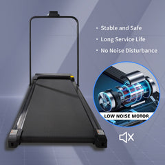 2-in-1 Folding Walking Pad Treadmill for Home