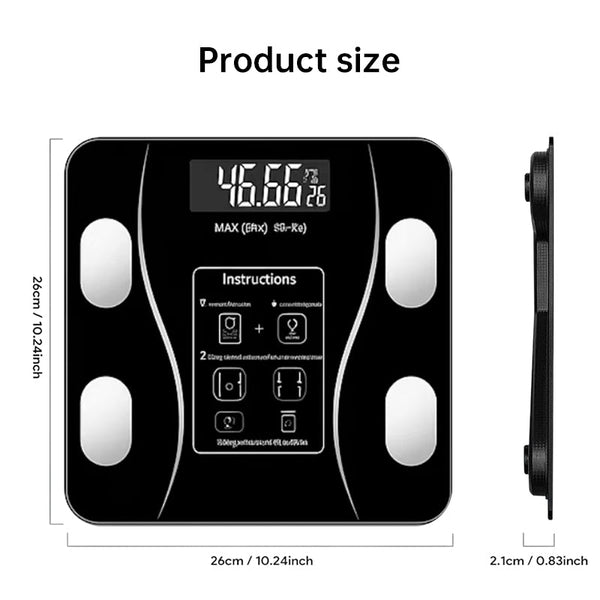 Bluetooth Smart Body Scale With Full Body Analysis
