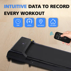 2-in-1 Folding Walking Pad Treadmill for Home