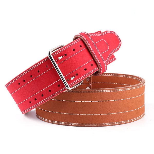 Leather Weightlifting Belt for Strength Training