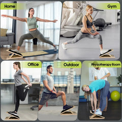 Premium Wooden Slant Board Calf Stretcher