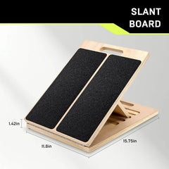 Premium Wooden Slant Board Calf Stretcher