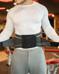 Copper Compression Lower Back Support Brace