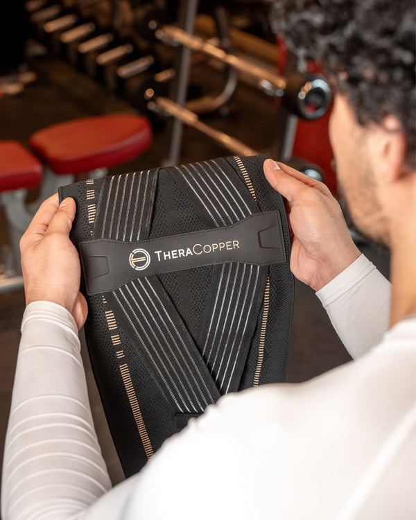 Copper Compression Lower Back Support Brace