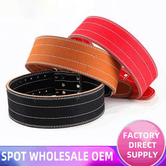 Leather Weightlifting Belt for Strength Training