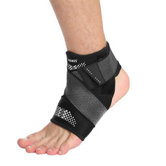 Adjustable Sports Ankle Brace With Compression Strap