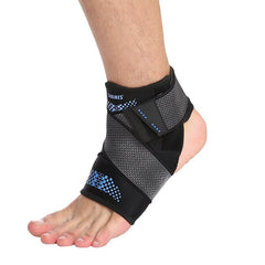 Adjustable Sports Ankle Brace With Compression Strap
