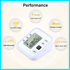 Digital Arm Blood Pressure and Pulse Monitor