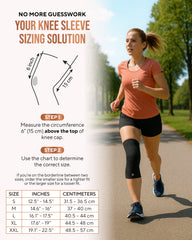 Copper Compression Knee Sleeves 2-Pack