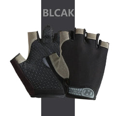 Unisex Fingerless Sports Gloves With Wrist Support