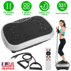 Whole Body Vibration Platform with Resistance Bands