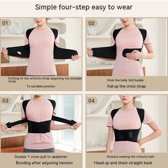 Unisex Chest Lift and Back Posture Corrector Brace