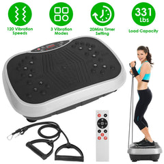 Whole Body Vibration Platform with Resistance Bands