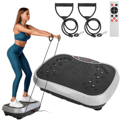 Whole Body Vibration Platform with Resistance Bands