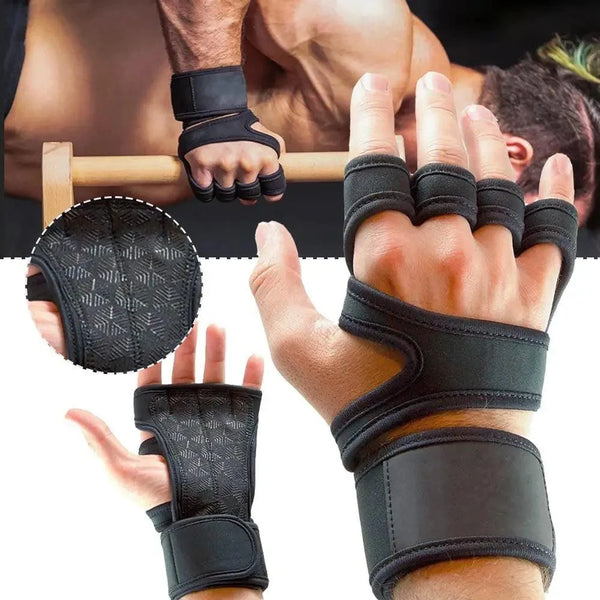 Unisex Weightlifting Gloves With Palm Wrist Protection