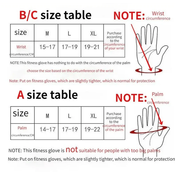 Unisex Weightlifting Gloves With Palm Wrist Protection