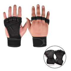 Unisex Weightlifting Gloves With Palm Wrist Protection